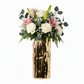 Sabine Ceramic Round Embossed Abstract Vase