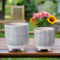 Quendra Geometric Tripod Planter Set (Set of 2)