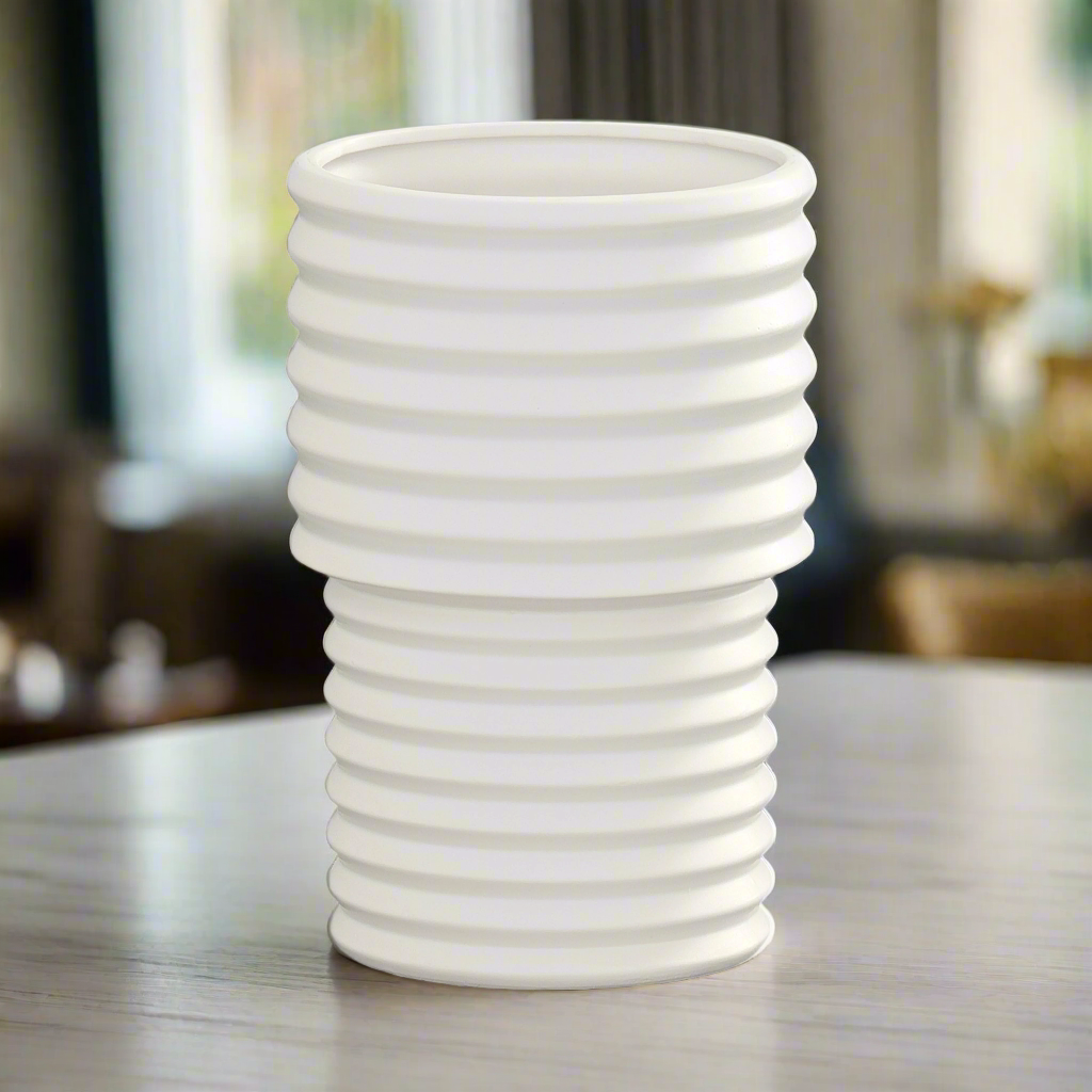 Annika Ceramic Round Vase