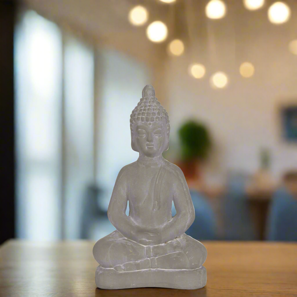 Saphira Terracotta Meditating Buddha Figurine