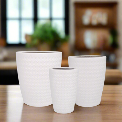 Myrtle Ceramic Pot Set (Set of 3)