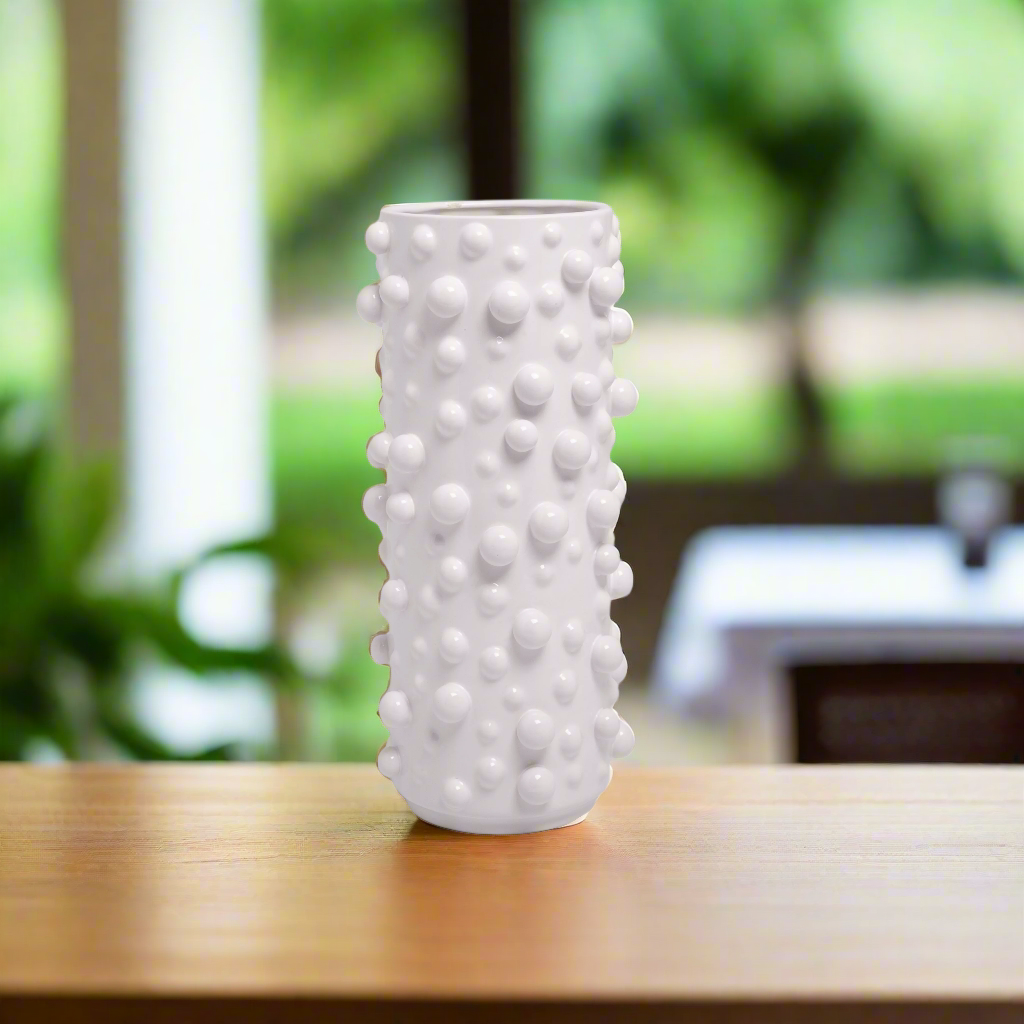 Tavianna Gloss and Metallic Ceramic Vase