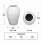 Lilah Ribbed Terracotta Vase