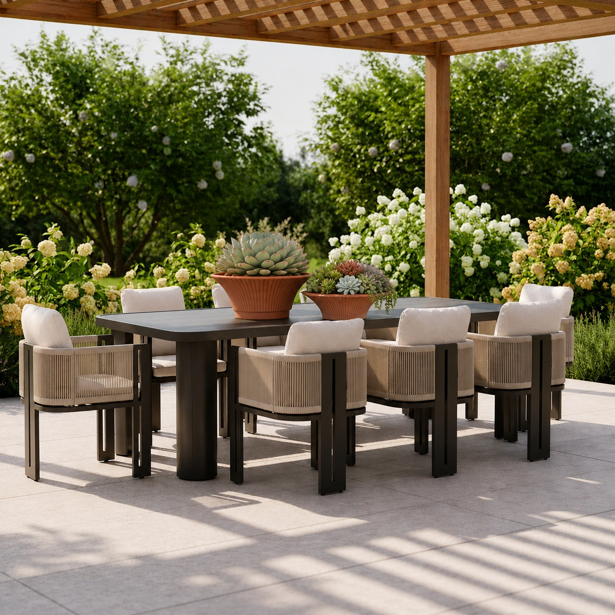Piper Terracotta Round Planter Set (Set of 2)