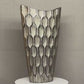 Niven Honeycomb Oval Metallic Vase