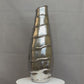Sylvar Spiral Chrome Ceramic Vase